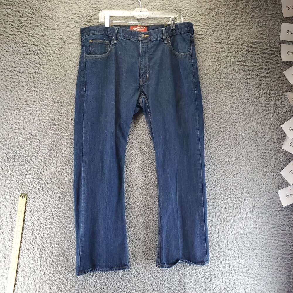Arizona Jeans Mens 38x30 Blue Boot Cut Denim 5-Pocket Style